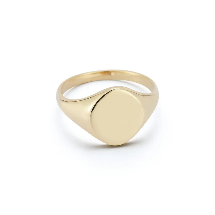 14kt Classic Gold Signet Ring