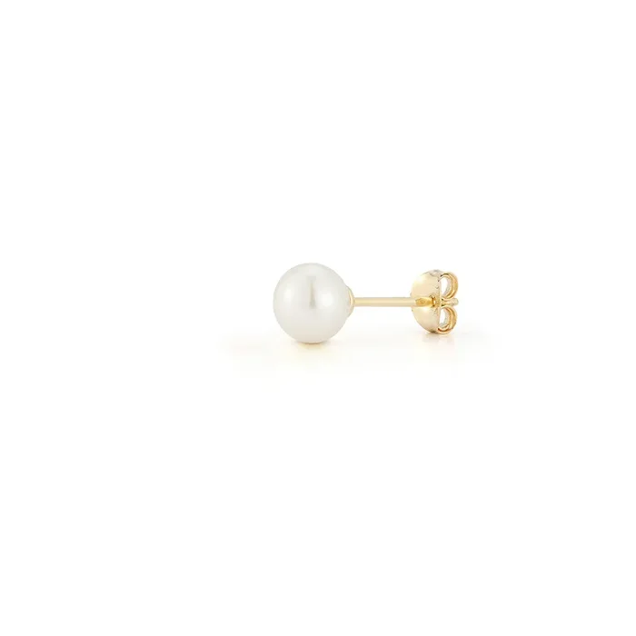 14kt Men’s 6mm Pearl Stud