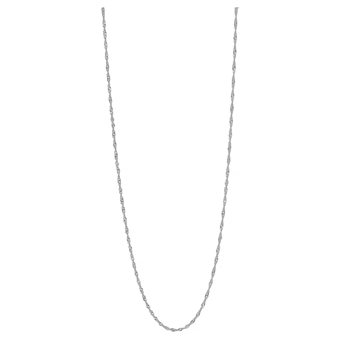 18″ 1.6mm Singapore Chain Necklace