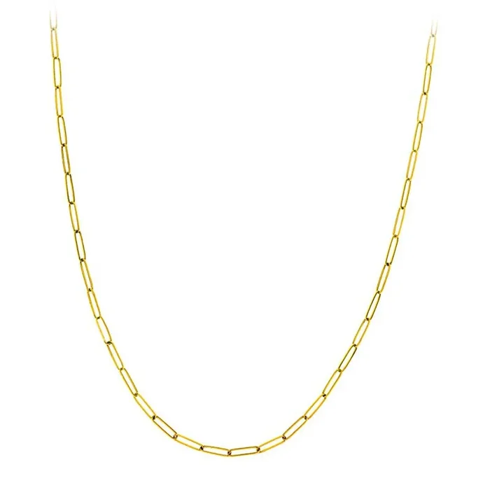 18″ 2.6mm Paperclip Chain Necklace