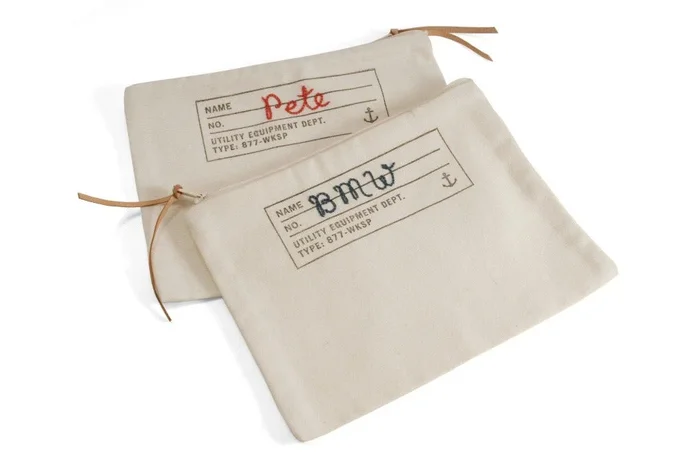 #181 – Custom embroidered utility pouch