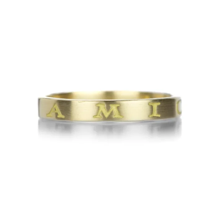 18k Yellow Gold Amicitia Band