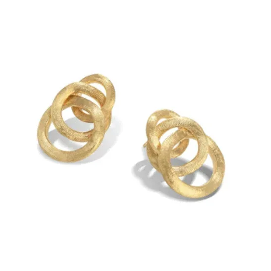 18KYG JAIPUR LINK EARRINGS