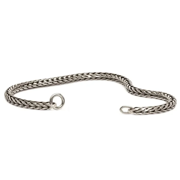 19cm Sterling Silver Foxtail Trollbeads Bracelet