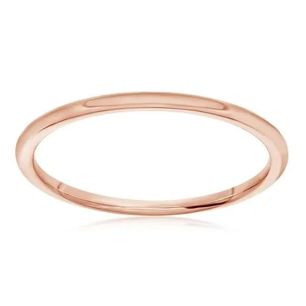 1mm Low Dome Wedding Band