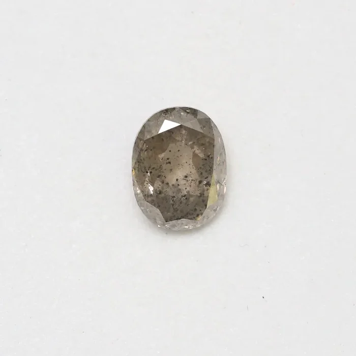 2.17ct 8.83×6.73×3.94mm OVAL DOUBLE CUT SALT & PEPPER DIAMOND