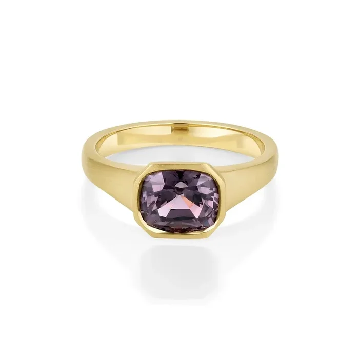 2.79ct Spinel Bezel Pinky Ring