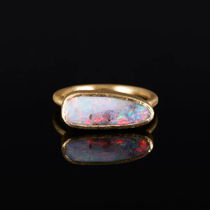 2.87 Carat One-of-a-Kind Boulder Opal Ring | OP22-OOAK