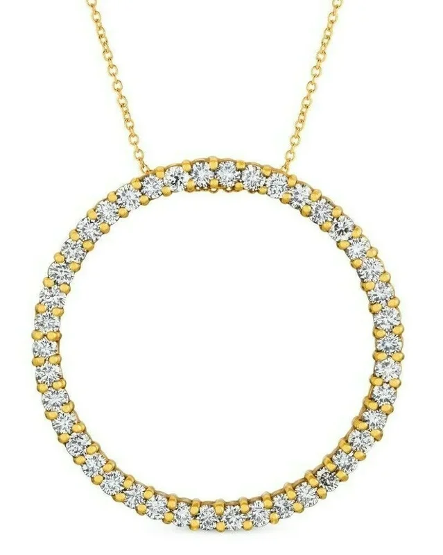 2 cts White Diamond Necklace in 18K Yellow Gold by Le Vian