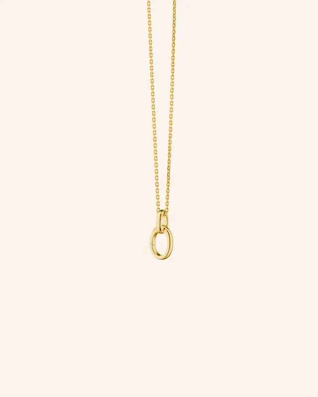 20″ “Design Your Own” 18K Gold Charm Chain Necklace, 1 Charm Station