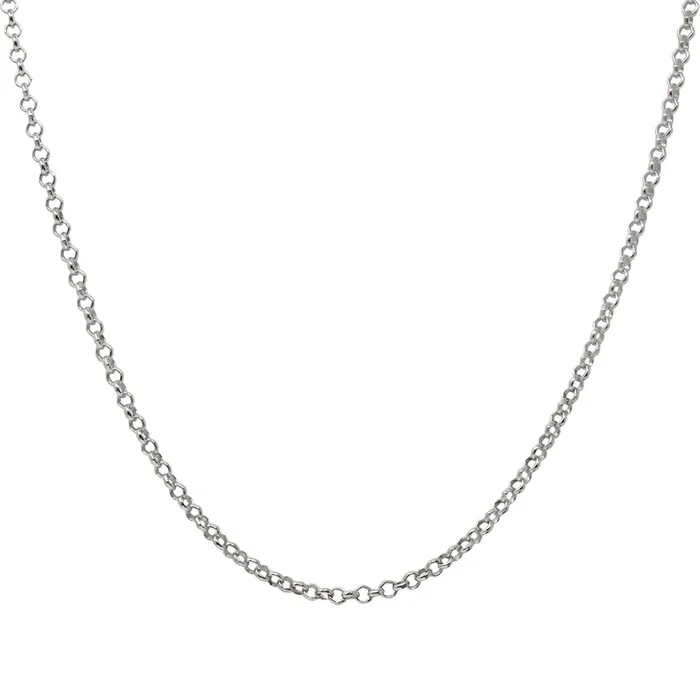 22″ 3mm Rolo Chain Necklace