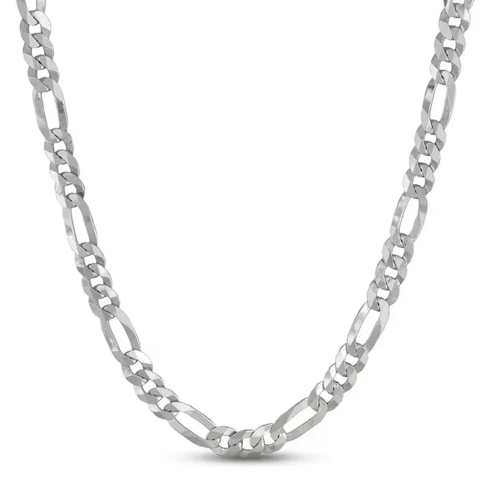 22″ 7.1mm Figaro Chain Necklace