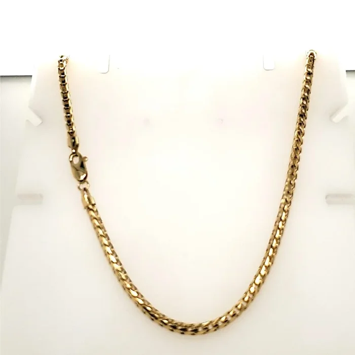 22″” 10kt Yellow Gold Link Chain