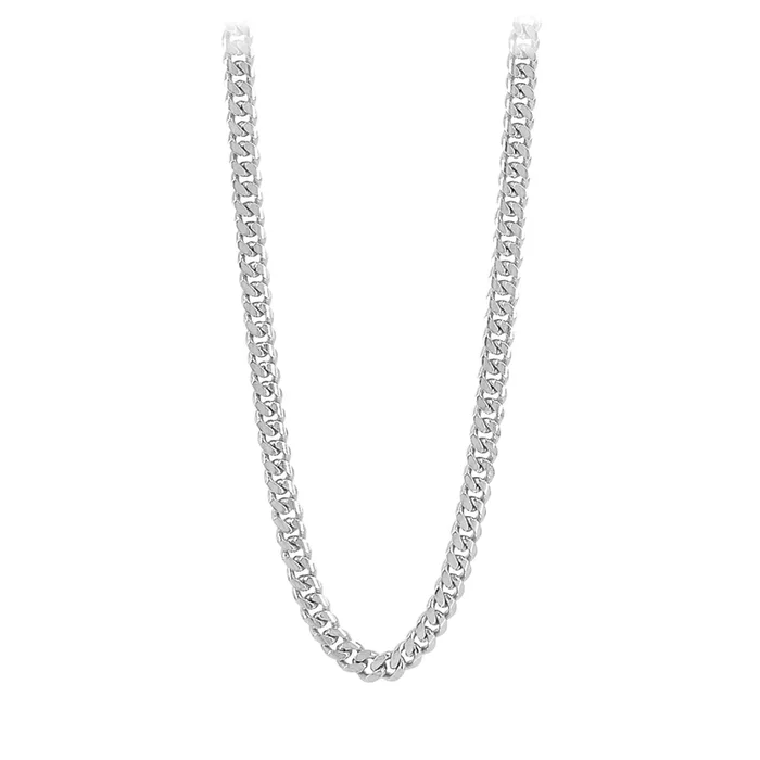 22″ 8mm Cuban Chain Necklace
