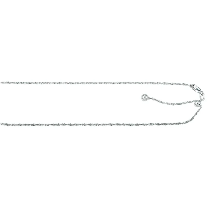 22″ Singapore Chain Necklace