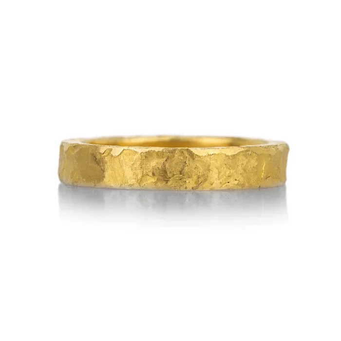 22k Flat Hammered Band