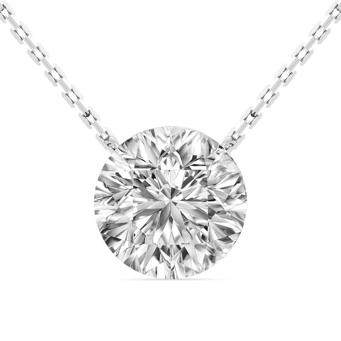 2ct Bare Lab Grown Diamond Solitaire Necklace