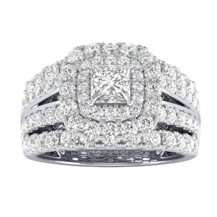 3ctw Lab Grown Diamond Bridal Set
