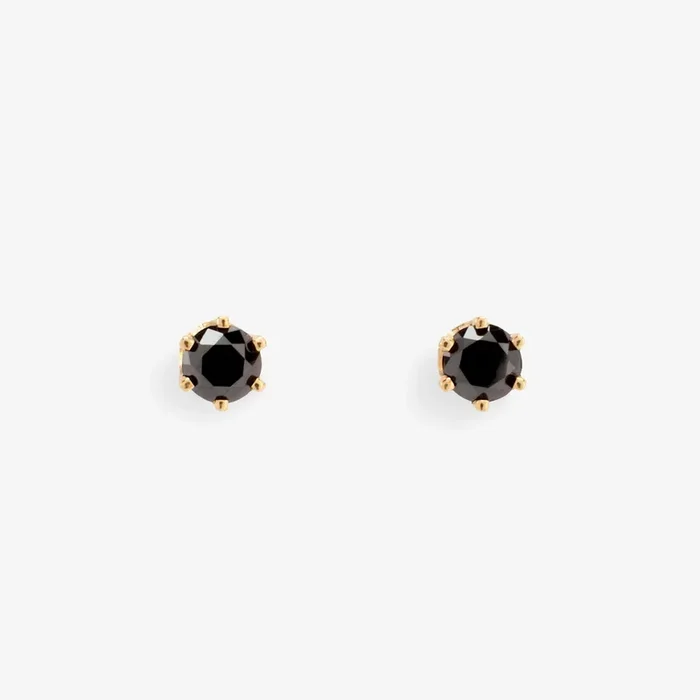 3mm Black Diamond Studs | E1902BK