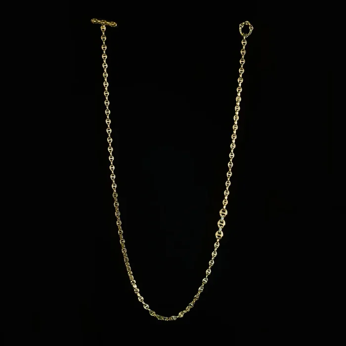 3MM OPEN-LINK™ NECKLACE WITH DIAMOND PENDANT – 26″