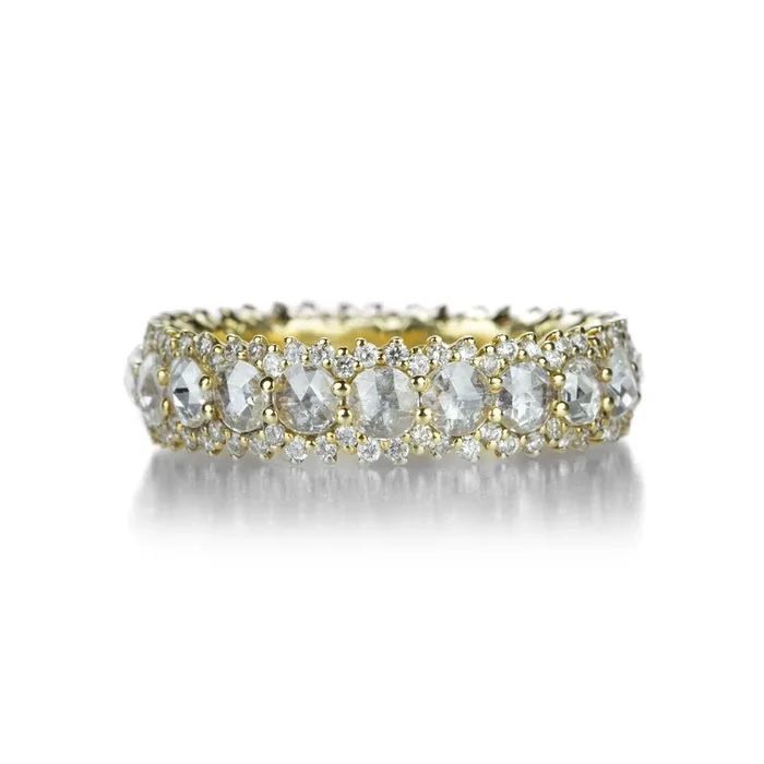 3mm Rose Cut Diamond Ring
