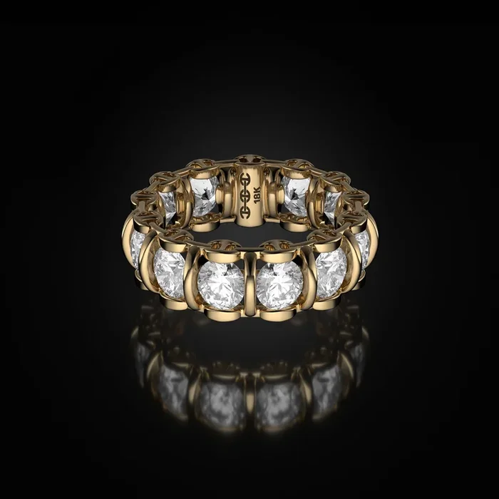 4.5MM INFINITE II RING | CHANNEL SETTING