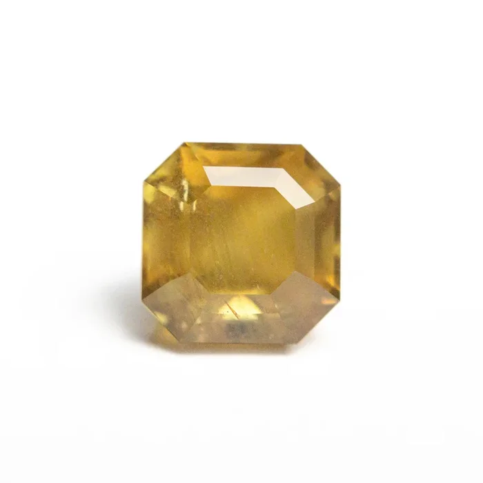 4.79ct 8.06×8.02×7.64mm Cut Corner Square Step Cut Sapphire 25934-01