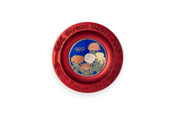 #400 Vintage Olympic Games Tokyo 1964 red