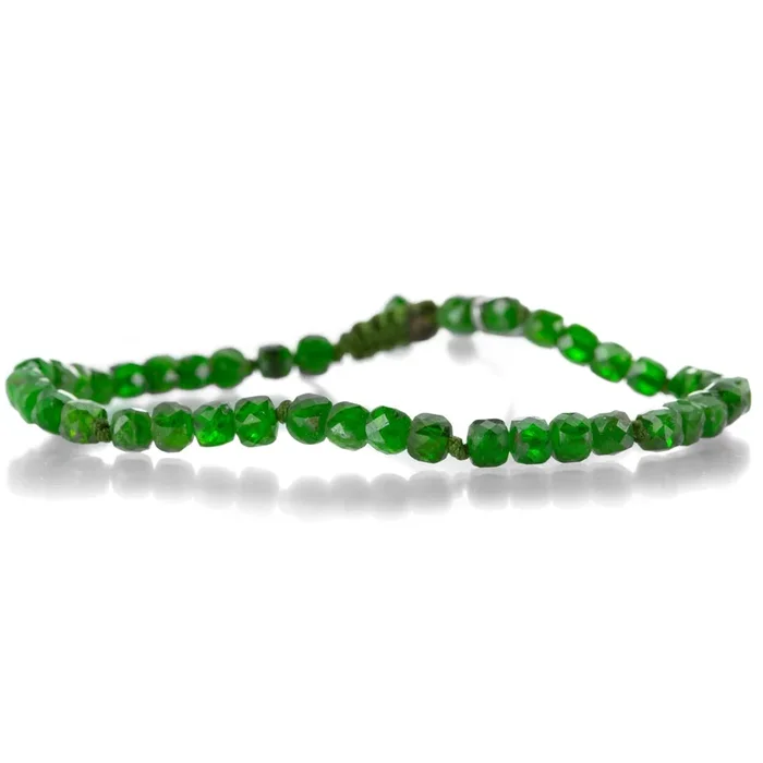 4mm Chrome Diopside Bracelet
