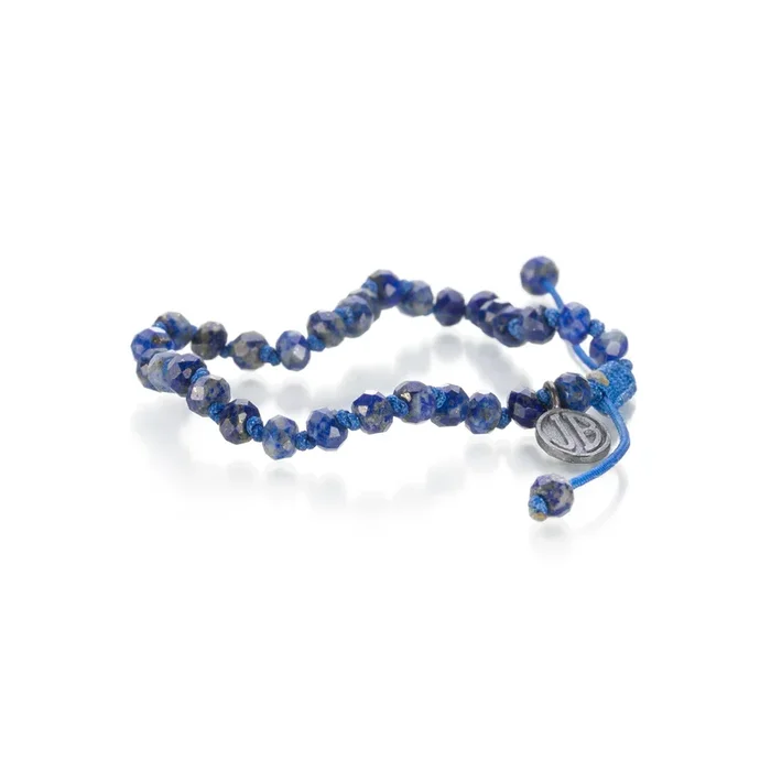 4mm Faceted Lapis Bracelet