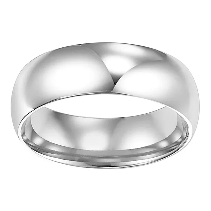 4mm White Gold Wedding Band
