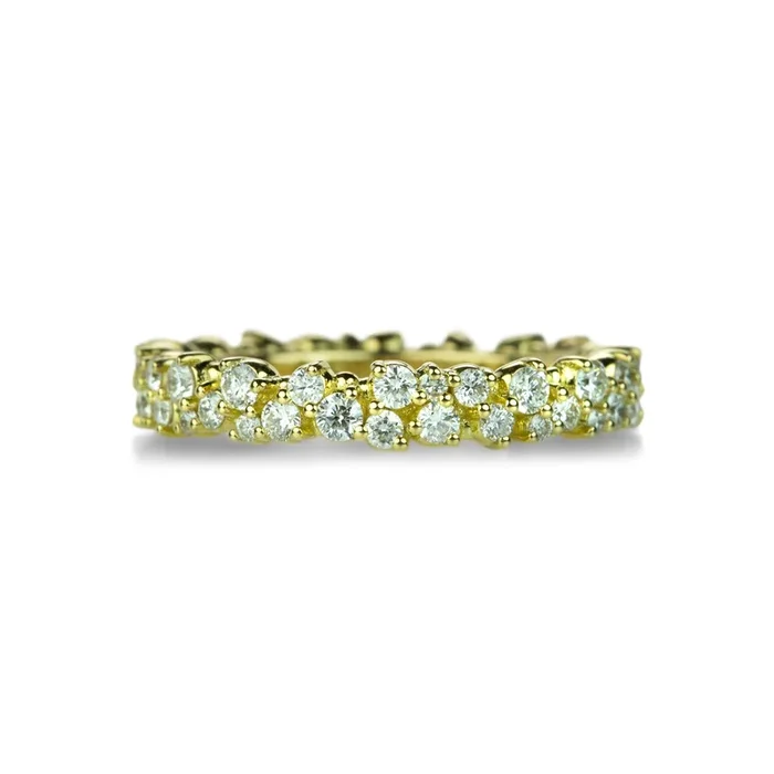 4mm Yellow Gold Diamond Confetti Ring