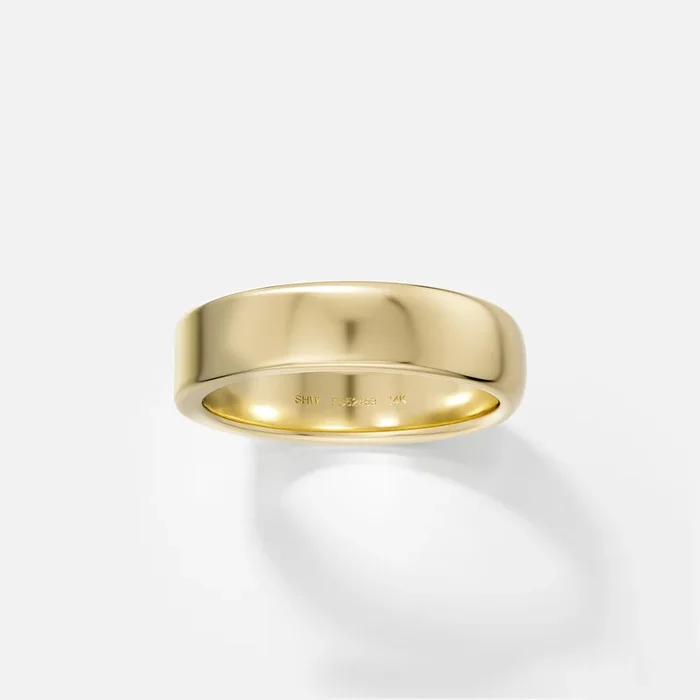5mm Half Flat and Domed Band