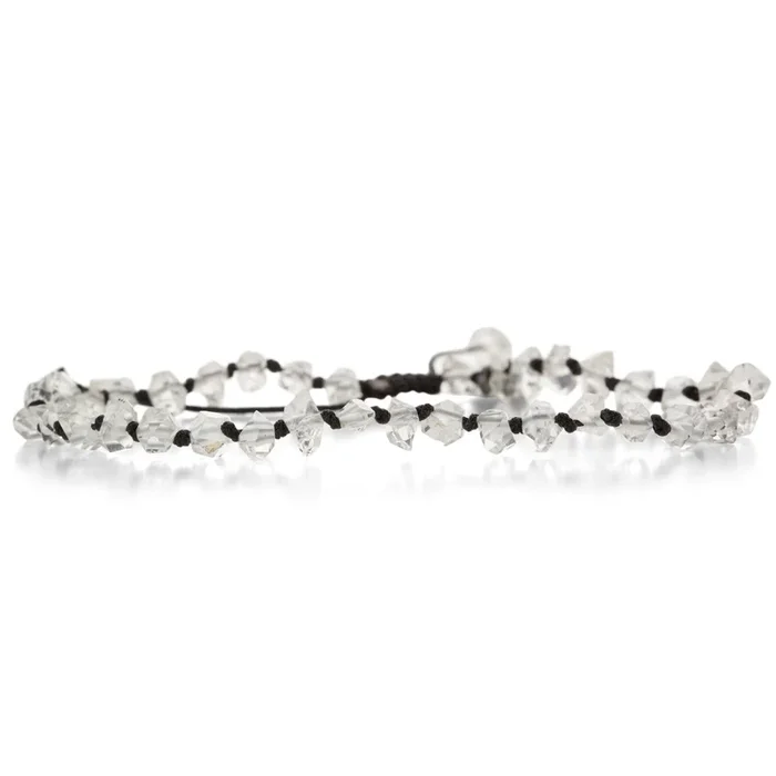 5mm Herkimer Diamond Quartz Bracelet