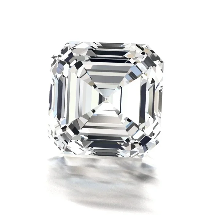 7.5mm Asscher (Step Cut) Moissanite
