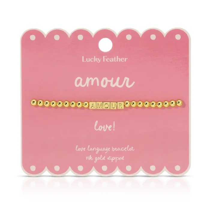 ‘Amour’ Love Language Bracelet