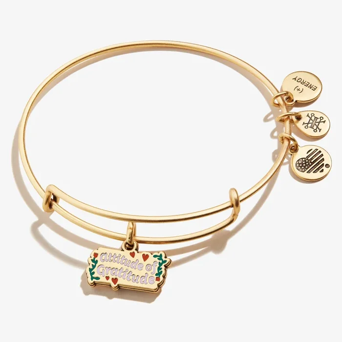 ‘Attitude of Gratitude’ Charm Bangle