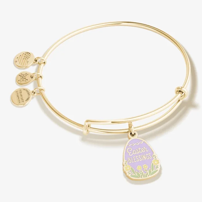 ‘Easter Blessings’ Charm Bangle Bracelet