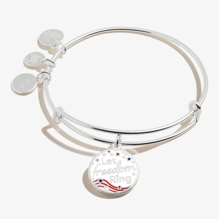 ‘Let Freedom Ring’ Charm Bangle
