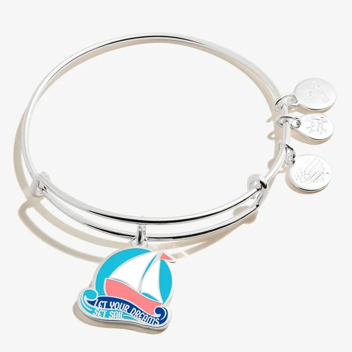 ‘Let Your Dreams Set Sail’ Charm Bangle