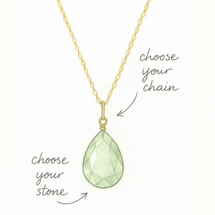 ‘Rita’ Custom Gemstone Necklace