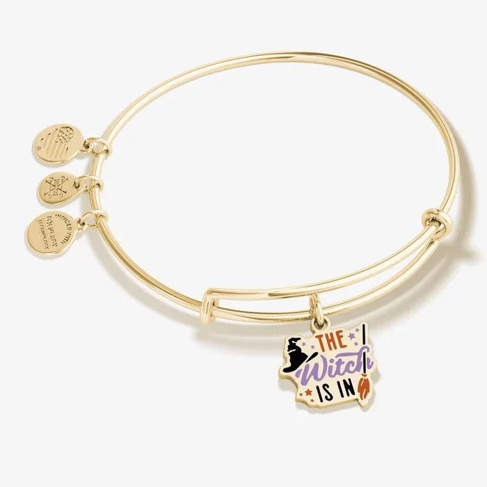 ‘The Witch Is In’ Charm Bangle Bracelet