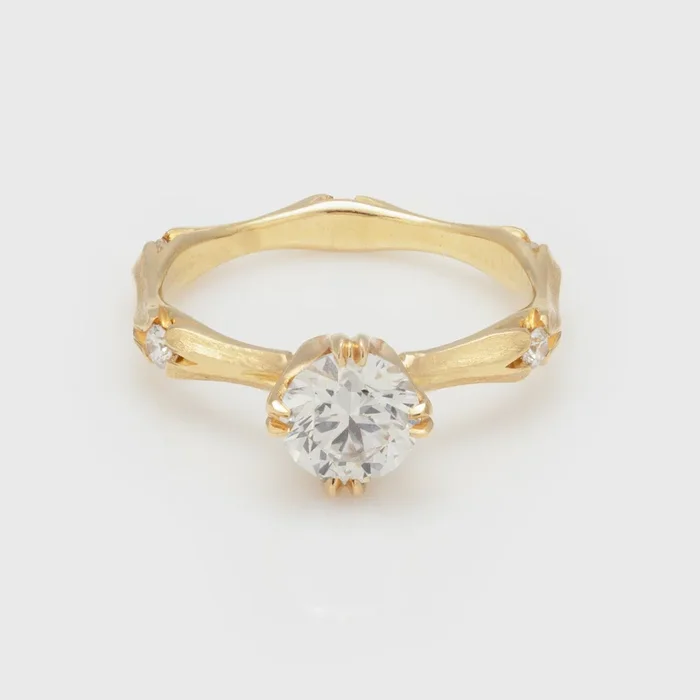 “Athena” Solitaire Diamond Ring