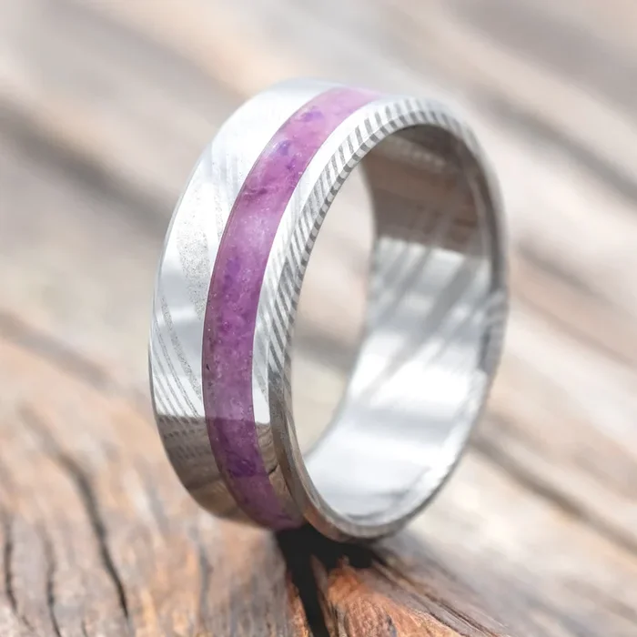 “CASTOR” – SUGILITE WEDDING RING