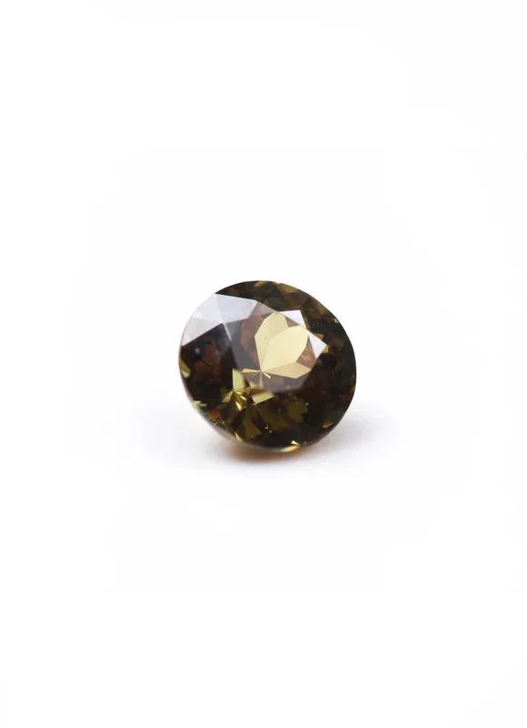 “LENORE” ROUND TOPAZOLITE