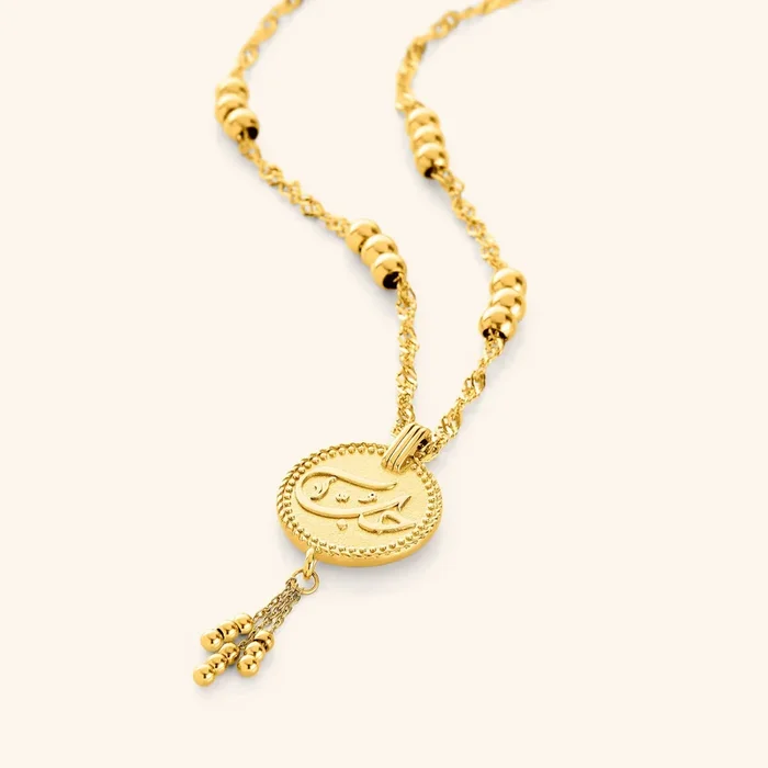 “Love” Vintage Coin Necklace