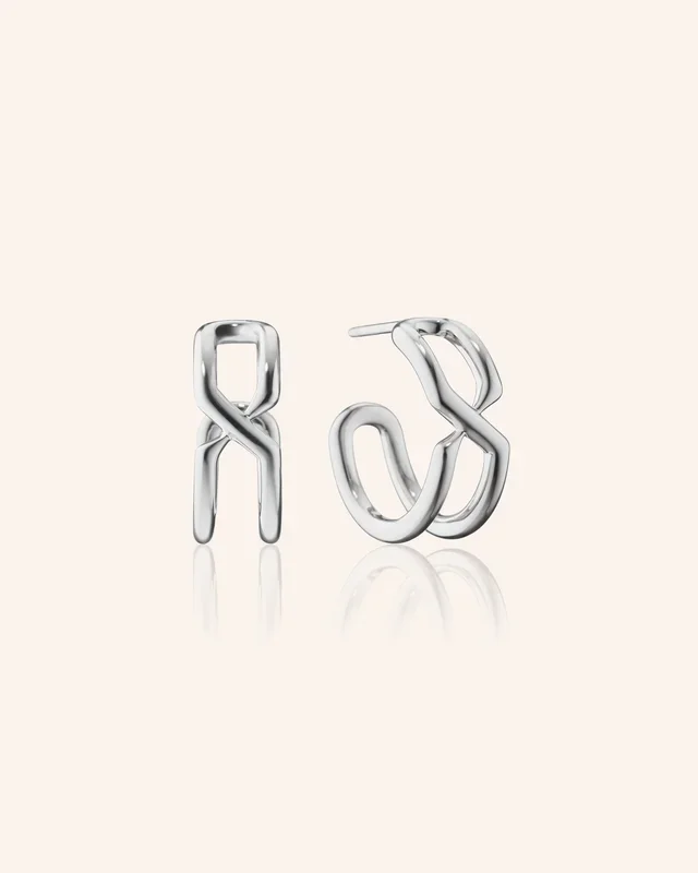 “The Symbol” Large Infinity Hoop Earrings