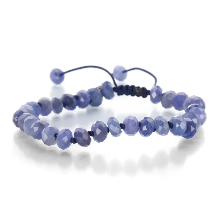 8mm Faceted Tanzanite Bracelet