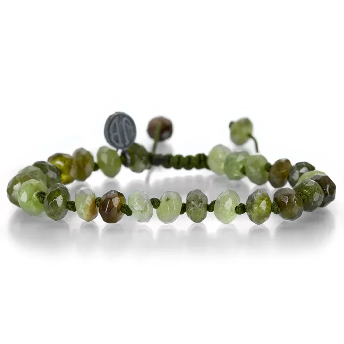 8mm Green Garnet Bracelet
