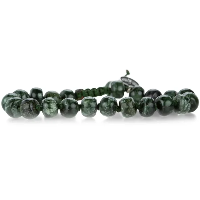 8mm Seraphinite Beaded Bracelet